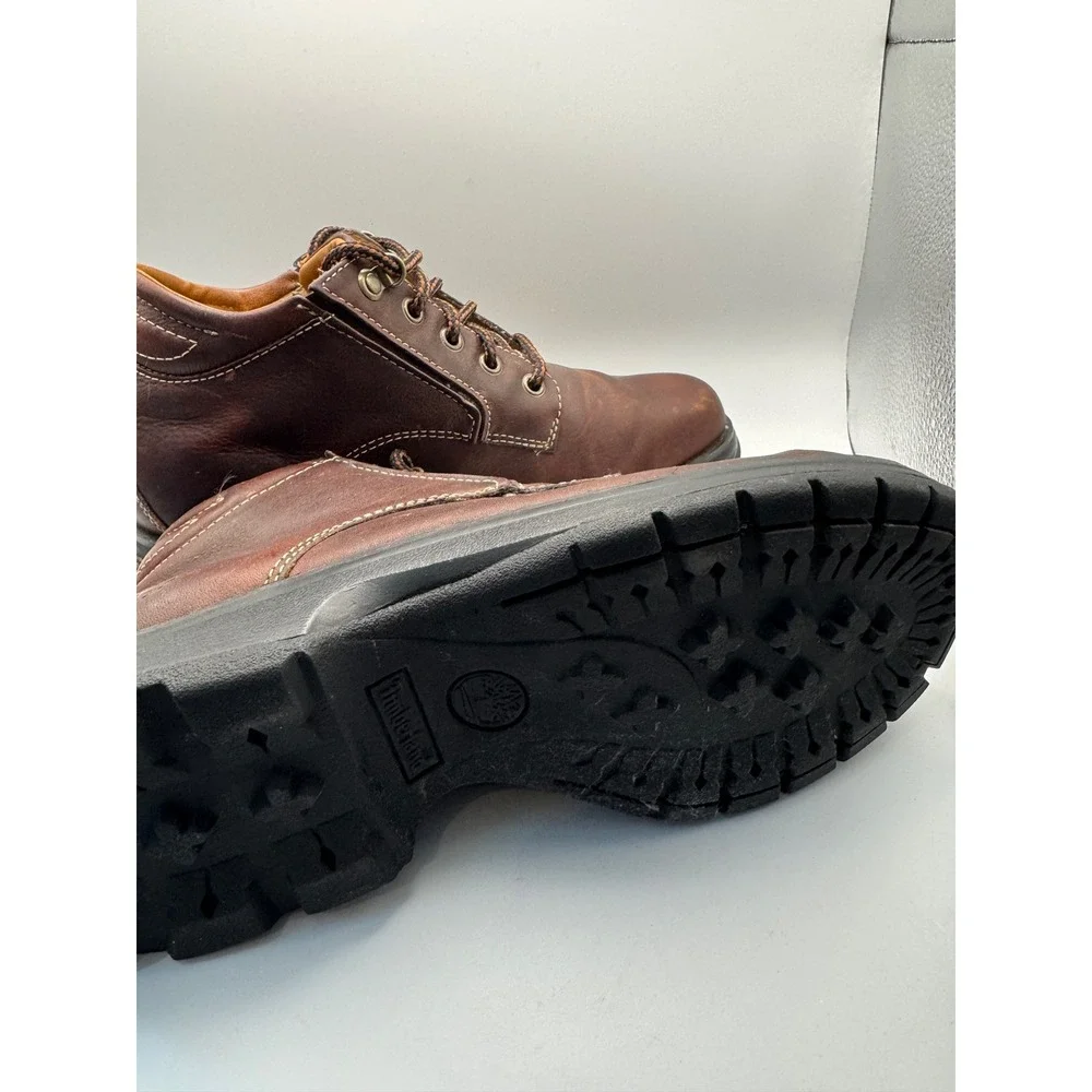 Timberland Mens‎ Brown Leather Lace Up Chukka Boots Size 8M Style 83309